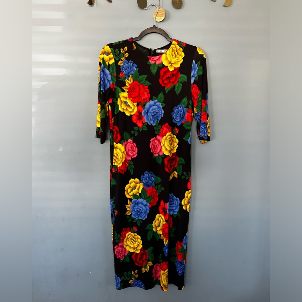 Alice +Olivia floral dress